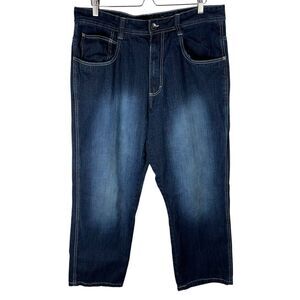 VTG Y2K South Pole Mens 38 X 30 Baggy Jeans Relax Denim Wide Leg Hip Hop Skater